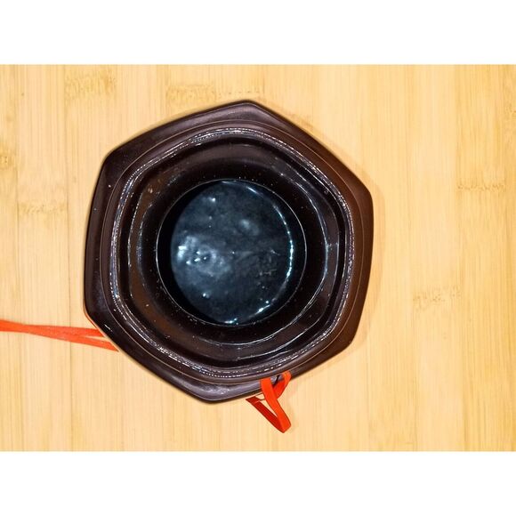 Vintage Japanese Black Transferware Birds and Flowers Porcelain Vase - Picture 6 of 7